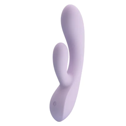 [Color] dual motor G-spot rabbit vibrator in soft bendable liquid silicone