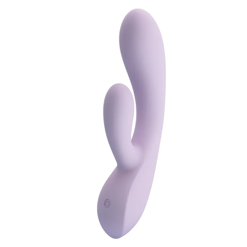 [Color] dual motor G-spot rabbit vibrator in soft bendable liquid silicone