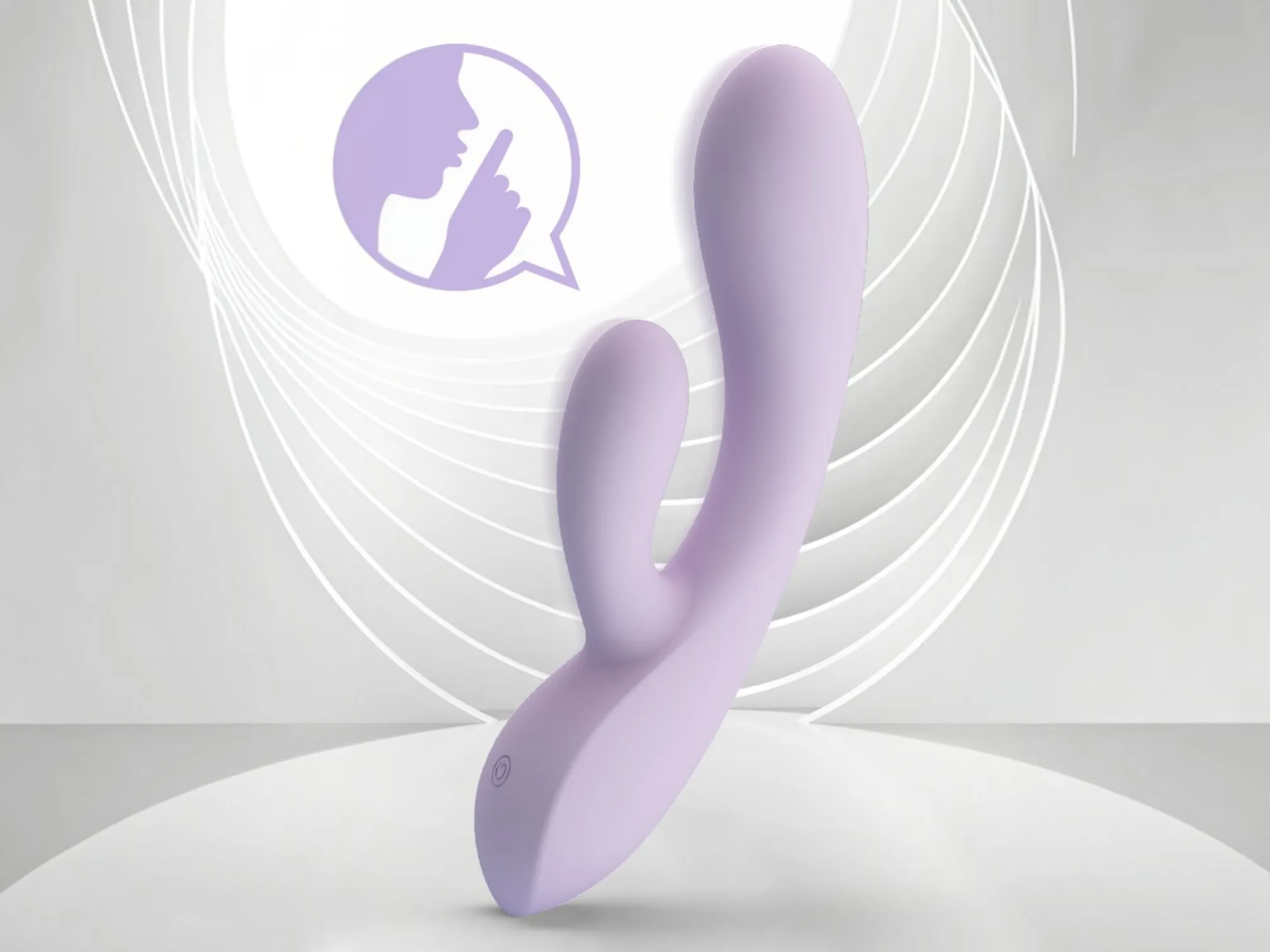 Quiet low-noise dual motor G-spot rabbit vibrator with clitoral arm