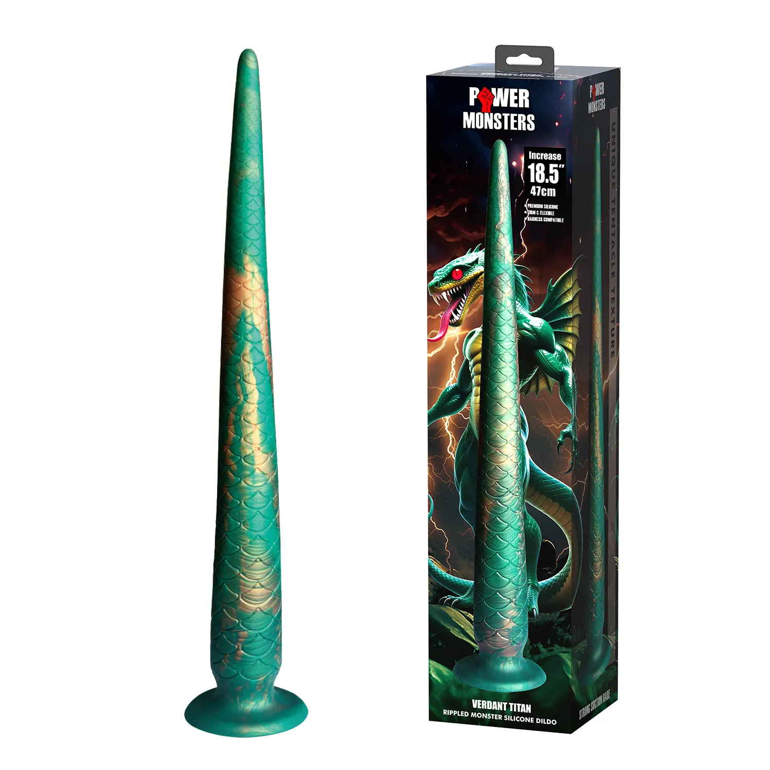 AbyssCore Verdant Titan Beast Tail Dildo AbyssCore Verdant Titan Beast Tail Dildo - Image 1